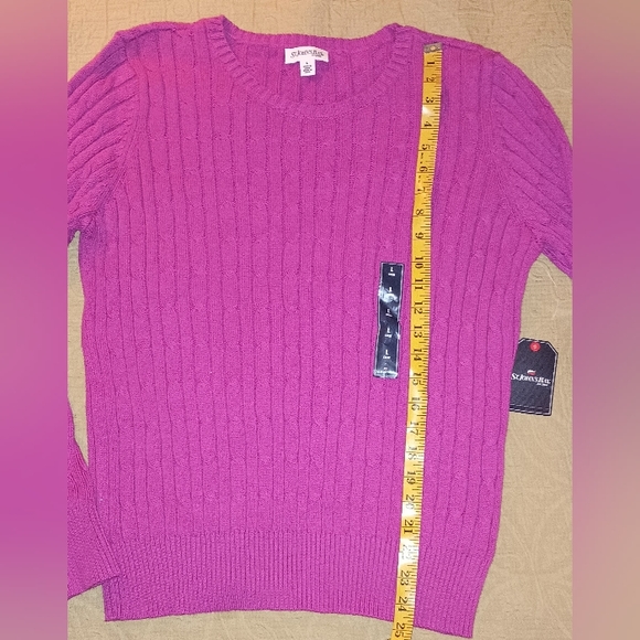 St. John's Bay Cable Knit Sweater - Picture 3 of 6